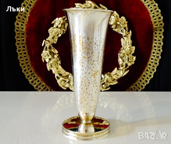 Сребърна чаша,сребро 800,печат,тегло 102 гр. , снимка 4 - Антикварни и старинни предмети - 52497002