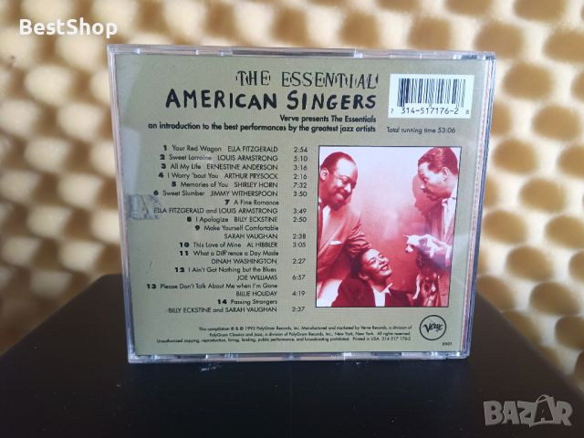 American singers - The essential, снимка 2 - CD дискове - 46170992