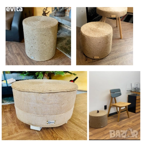 Уют и стил в детайла – табуретки Casa Decorator, снимка 6 - Дивани и мека мебел - 37364729