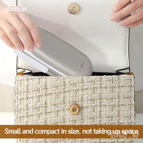 2 в 1 ръчна машина за запечатване на торбички за храна, 1 бр. термозапечатваща машина, снимка 6 - Други стоки за дома - 49920520