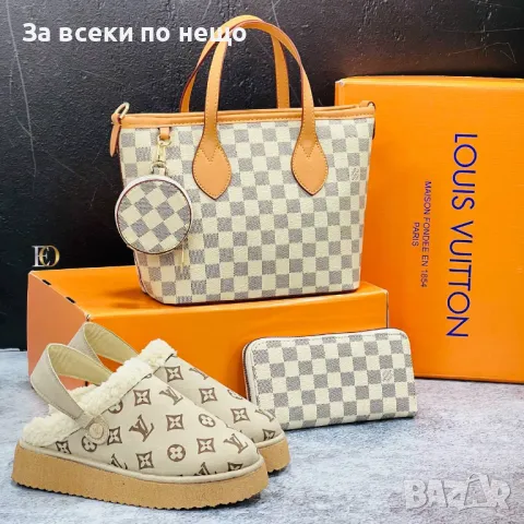 Дамски пантофи Louis Vuitton Код D1497, снимка 8 - Пантофи - 48315027