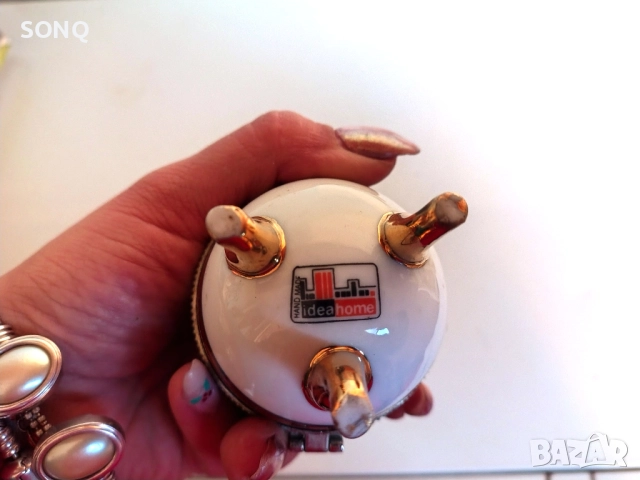 Страхотно Порцеланово Яйце Кутия За Бижута, снимка 8 - Антикварни и старинни предмети - 52923700