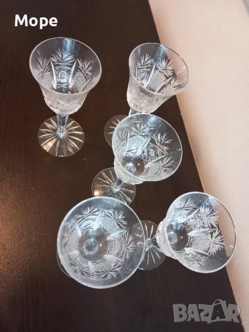 Кристални чаши , снимка 5 - Чаши - 50495371