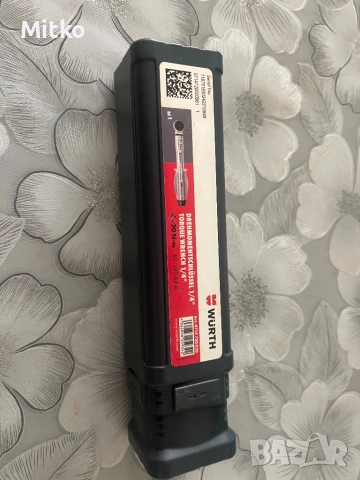 Wurth малък динамометричен ключ 20nm 1/4, снимка 3 - Други инструменти - 51960682