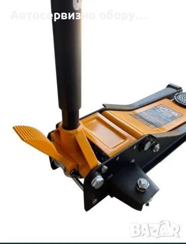 Нископрофилен крик крокодил 4 тона с две помпи и педал 75 - 505 мм JCB, снимка 4 - Други инструменти - 50038240