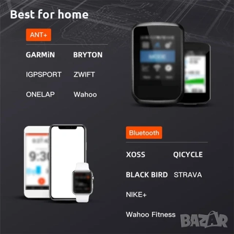 Професионален сензор за скорост и каданс, безжичен скоростомер, H64, съвместимост с пулс