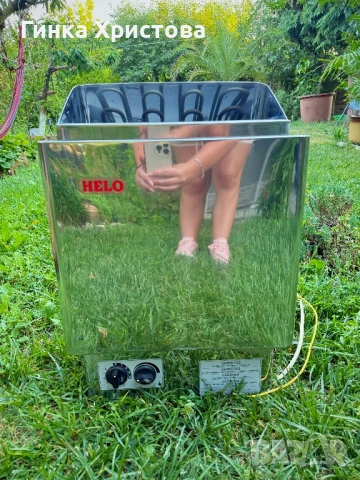 Нова печка за сауна HELO / Saunatec 6kW с камъни (Финландия)