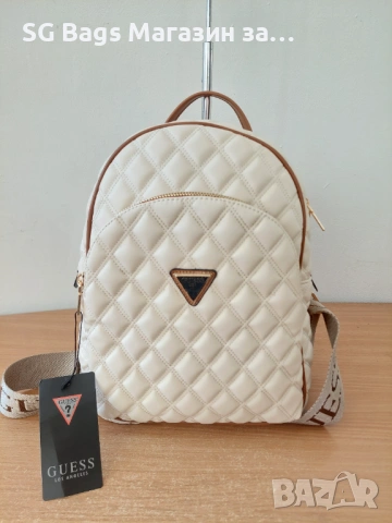 Guess лукс дамска чанта тип раница дамска раница раничка код 124, снимка 6 - Раници - 47407541