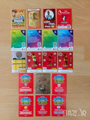 Карти с футболисти, снимка 2 - Колекции - 53645313
