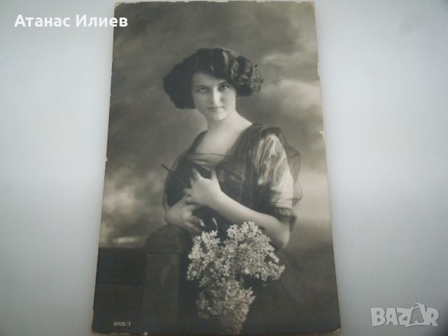 Стара пощенска картичка от Саксония 1913г., снимка 2 - Филателия - 46367283
