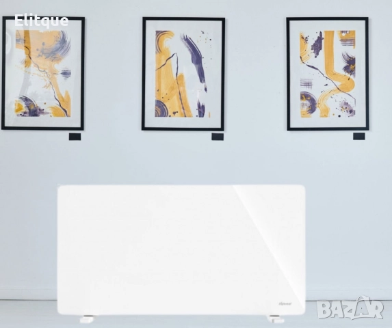 Конвекторна печка , 2000W, алум.нагревател, стъклен панел, Wi-Fi, снимка 2 - Отоплителни печки - 52840590