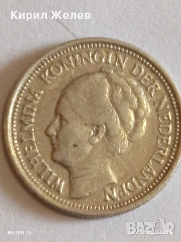 Сребърна монета 10 цента 1936г. Недерландия Кралица Вилхелмина за КОЛЕКЦИЯ 43355, снимка 8 - Нумизматика и бонистика - 53654119