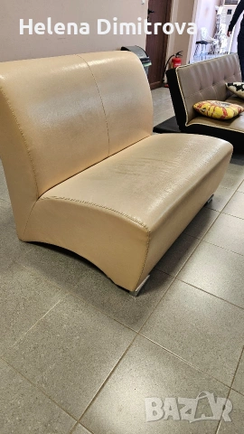 Кожено канапе двойка , снимка 4 - Дивани и мека мебел - 53937854