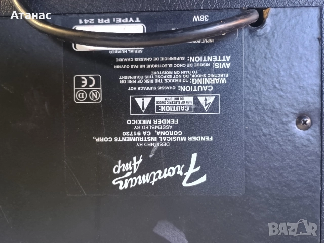 Кубе Fender Frontman Amp, снимка 4 - Китари - 52399281