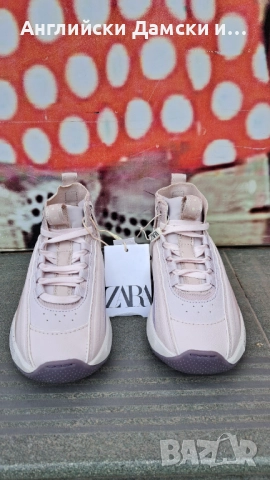 Английски дамски кецове -Zara, снимка 7 - Кецове - 51496049