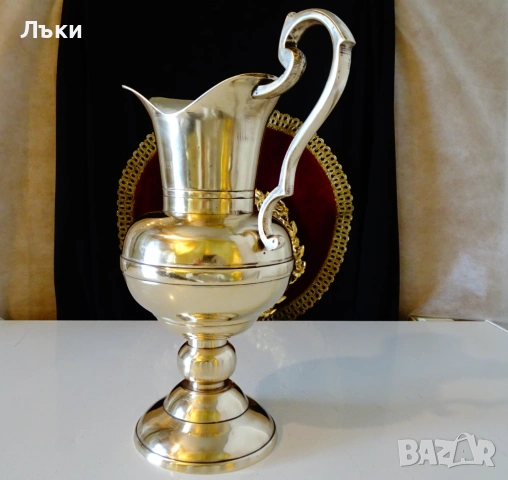 Викторианска бронзова кана за вино 1.2 кг. , снимка 10 - Антикварни и старинни предмети - 53478246