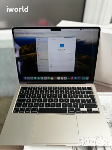 НОВ❗️24М ГАР.❗️ MACBOOK М3 CHIP Лизинг от 80лв/м AIR 13.6" 2024 М3 CHIP 8GB/256GB, снимка 4 - Лаптопи за работа - 47268726