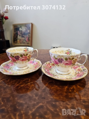 Чаши за кафе от костен порцелан