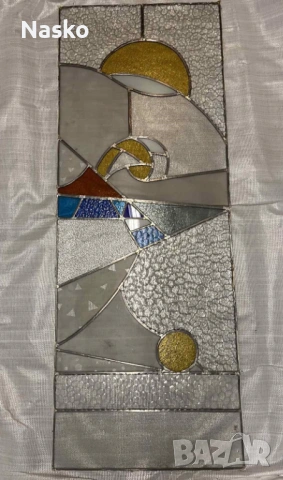 Стъклописи Витражи от кабинета на Вл. Грашнов, снимка 6 - Други - 53522932