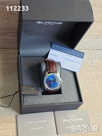 Glycine Combat Classic 40 Moonphase Watch, снимка 6 - Мъжки - 53890730
