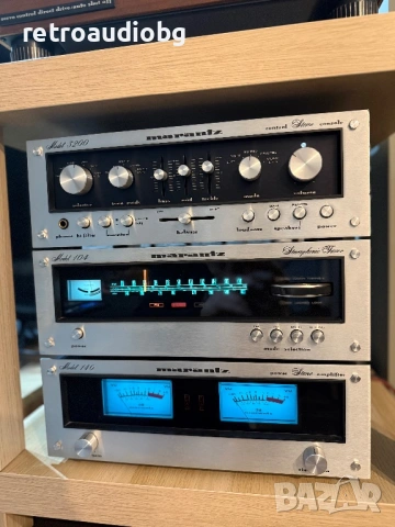 🔉ТОП ретро колекционерски аудио сет MARANTZ - стъпало 140 + предусилвател 3200 + тунер 104🔉, снимка 3 - Аудиосистеми - 53565586
