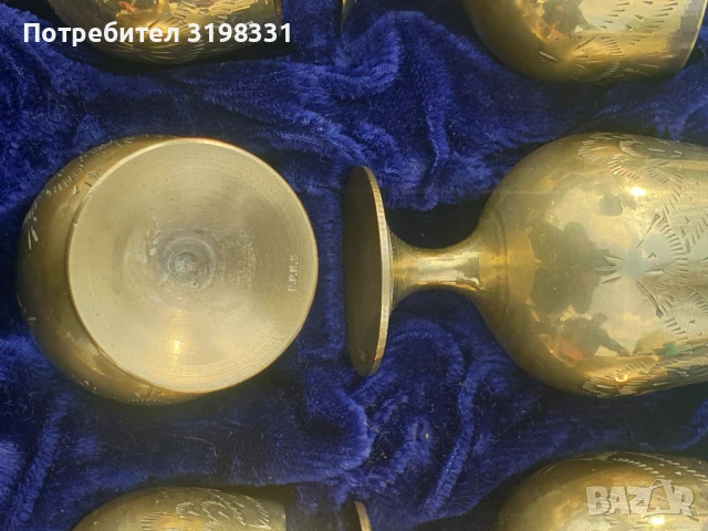 старинни английски медни чаши