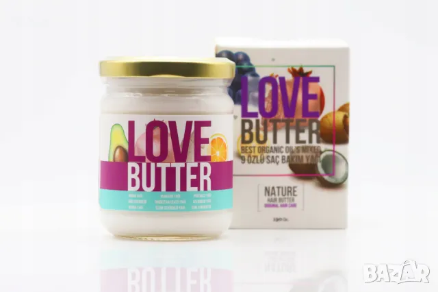 Маска за коса Love Butter ЗА РАСТЕЖ С 9 ОРГАНИЧНИ МАСЛА 190 Мл , снимка 1 - Продукти за коса - 47479029