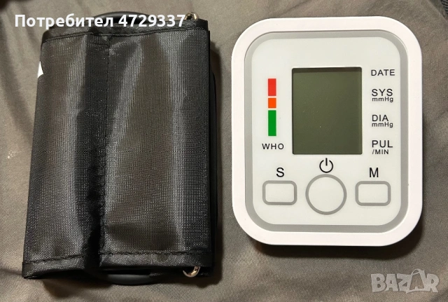 НОВ Автоматичен електронен апарат за кръвно налягане, снимка 2 - Друга електроника - 53864024
