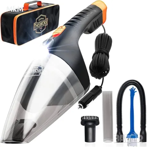 Нова запечатана ! ThisWorx Car Vacuum Cleaner 2.0 - Мини преносима ръчна прахосмукачка, снимка 2 - Прахосмукачки - 48833380