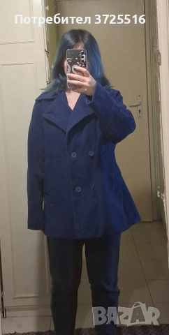 Дамски дрехи – палта, бомбер и блуза (добро състояние), снимка 3 - Якета - 53734313