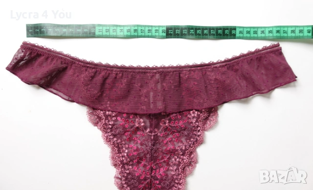 Etam M/L луксозни бразилиани с бродерии на цветя., снимка 8 - Бельо - 54175213