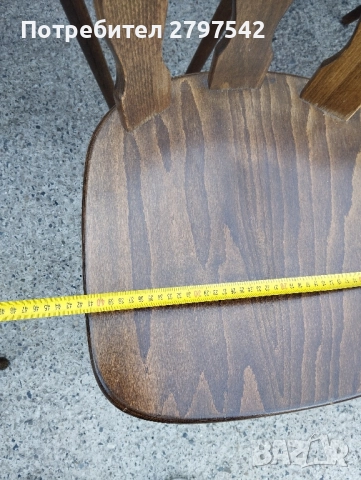 Дървени столове А131, снимка 5 - Столове - 51582858