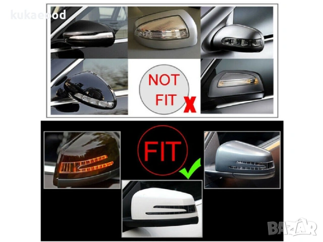 Мигач в огледало за Mercedes E-Class W212, снимка 5 - Части - 54202055
