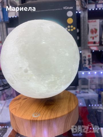 3D led лампа INNARA INN-37 тип Луна с магнитна левитация, 16 цвята, снимка 5 - Други - 46169634