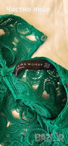  Рокля Zara дантела, снимка 3 - Рокли - 51598383