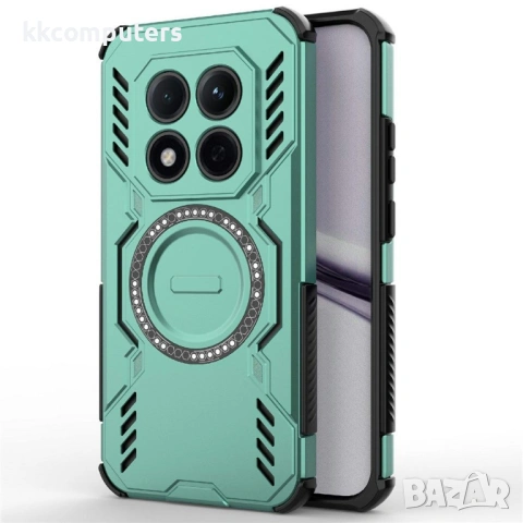 Butterfly Armor Магнитен Калъф за Xiaomi Redmi Note 15 Pro 5G - PC+TPU, Вентилация, 5 цвята, снимка 3 - Резервни части за телефони - 53779897