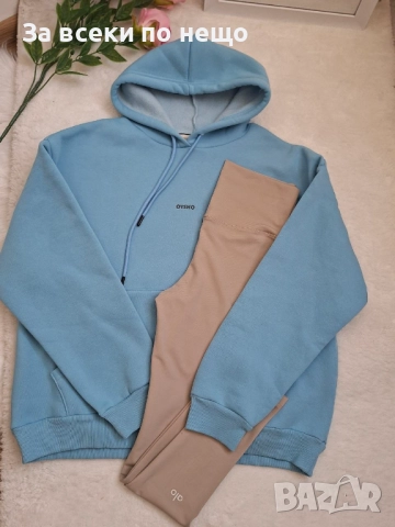 Oysho Дамско Ватирано Светло Синьо Горнище Код BS-71, снимка 3 - Спортни екипи - 51828971