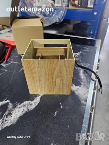 Doughelec LED стенна лампа, външна/вътрешна, 6 W, дърво, водоустойчива , снимка 7 - Други - 52844971