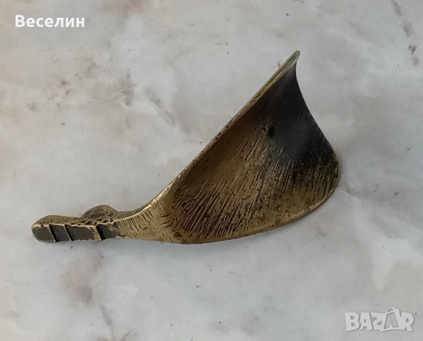 Красива стара обувалка от месинг, снимка 5 - Други - 51712209