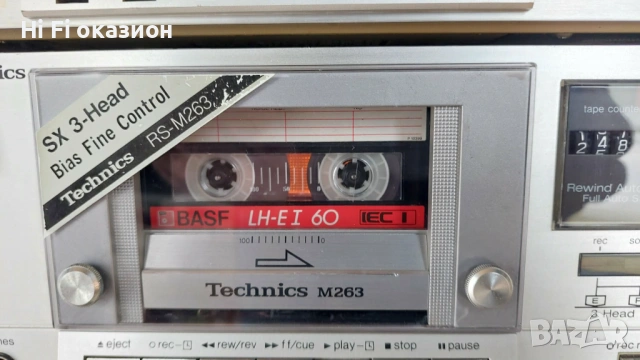 Stereo Cassette Deck Technics RS-M263    3 Глави, снимка 4 - Декове - 53120565