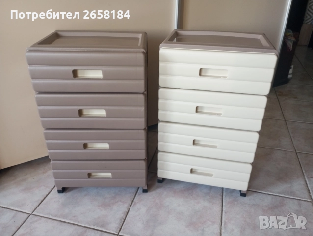 Скрин с 4, 5 или 6 чекмеджета, цвят капучино, крем