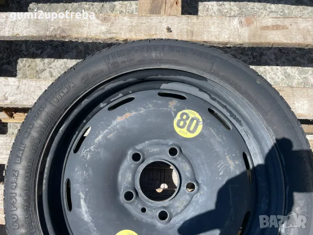 15 резервна джанта Патерица 5х112 MINI Cooper Continental 115/70/15, снимка 2 - Гуми и джанти - 50090404
