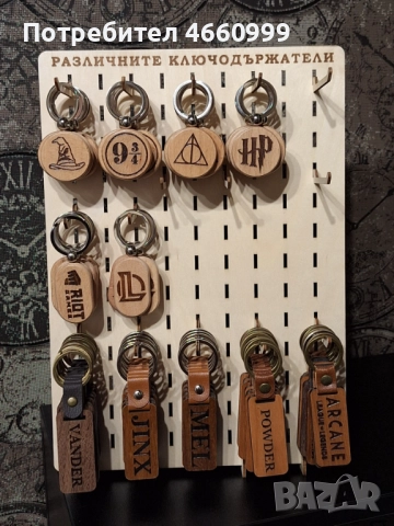 Дървени Ключодържатели , снимка 2 - Сувенири от дърво - 52565956