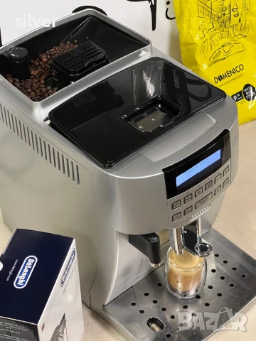 Кафемашина кафе автомат delonghı magnifica S cappuccino с гаранция, снимка 5 - Кафемашини - 50589145