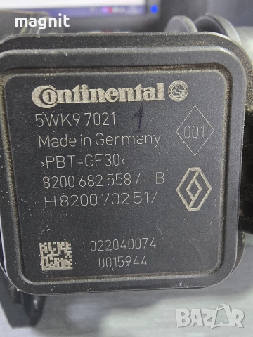 8200685558 Дебитомер за Renault Clio, Dacia Sandero, 1.5 DCI, 5WK9 7021, 5WK97021, 8200682558-B, снимка 2 - Части - 52825164