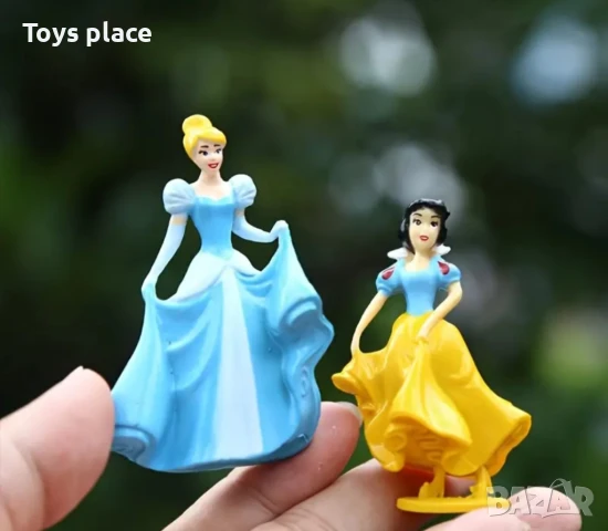 Комплект 10бр фигурки за торта с принцесите на Дисни Disney princess , снимка 3 - Фигурки - 51181648