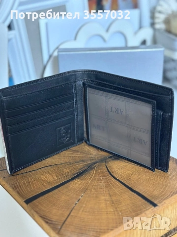 Мъжки портфейл АРТ-93 НОВ , снимка 3 - Портфейли, портмонета - 53661338