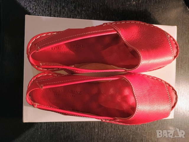 Дамски летни обувки, червени номер 38