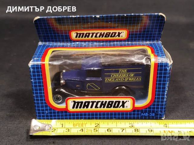 СТАРА МЕТАЛНА КОЛИЧКА MATCHBOX FORD A В НЕРАЗПЕЧАТАНА КУТИЯ, снимка 5 - Колекции - 48892385