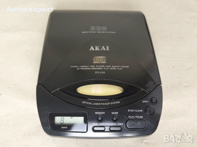Висок клас преносим CD плеар AKAI PD-X34, снимка 2 - Други - 52827263